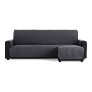 Cubre Sofá Acolchado para Chaise Longue MAU Gris brazo derecho Nordic-Home