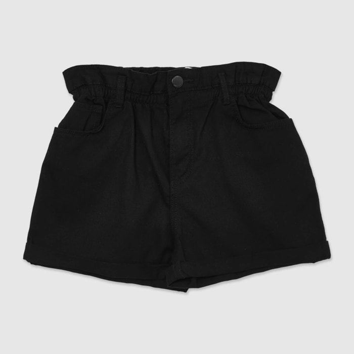 Pantaloncini di jeans paperbag
