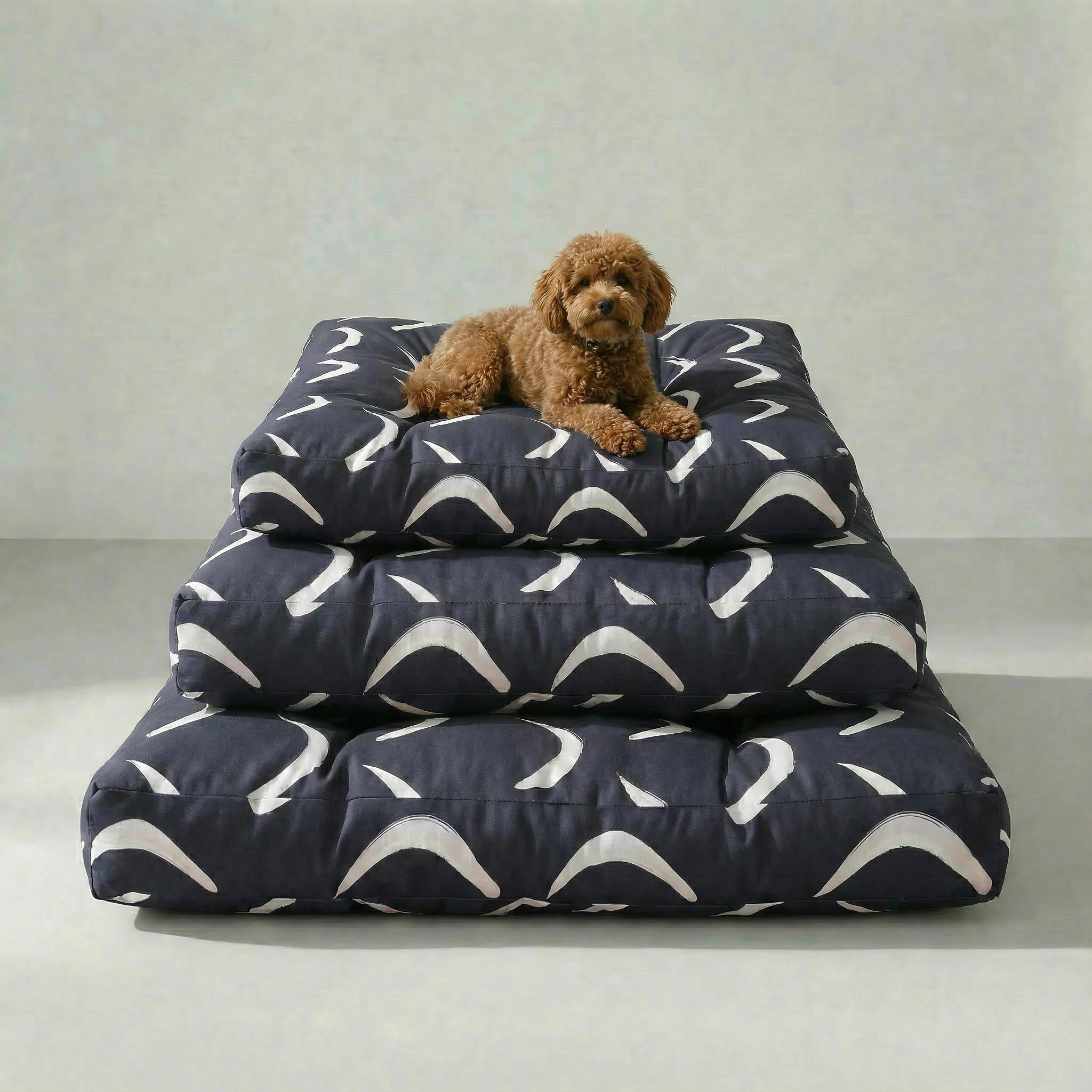 Lit pour animaux antitaches Calella Bleu