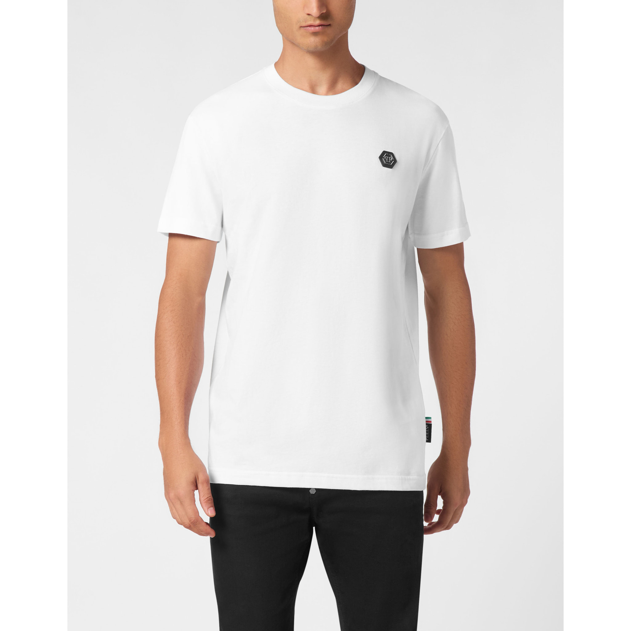 PHILIPP PLEIN T-Shirt Round Neck SKULL&BONES