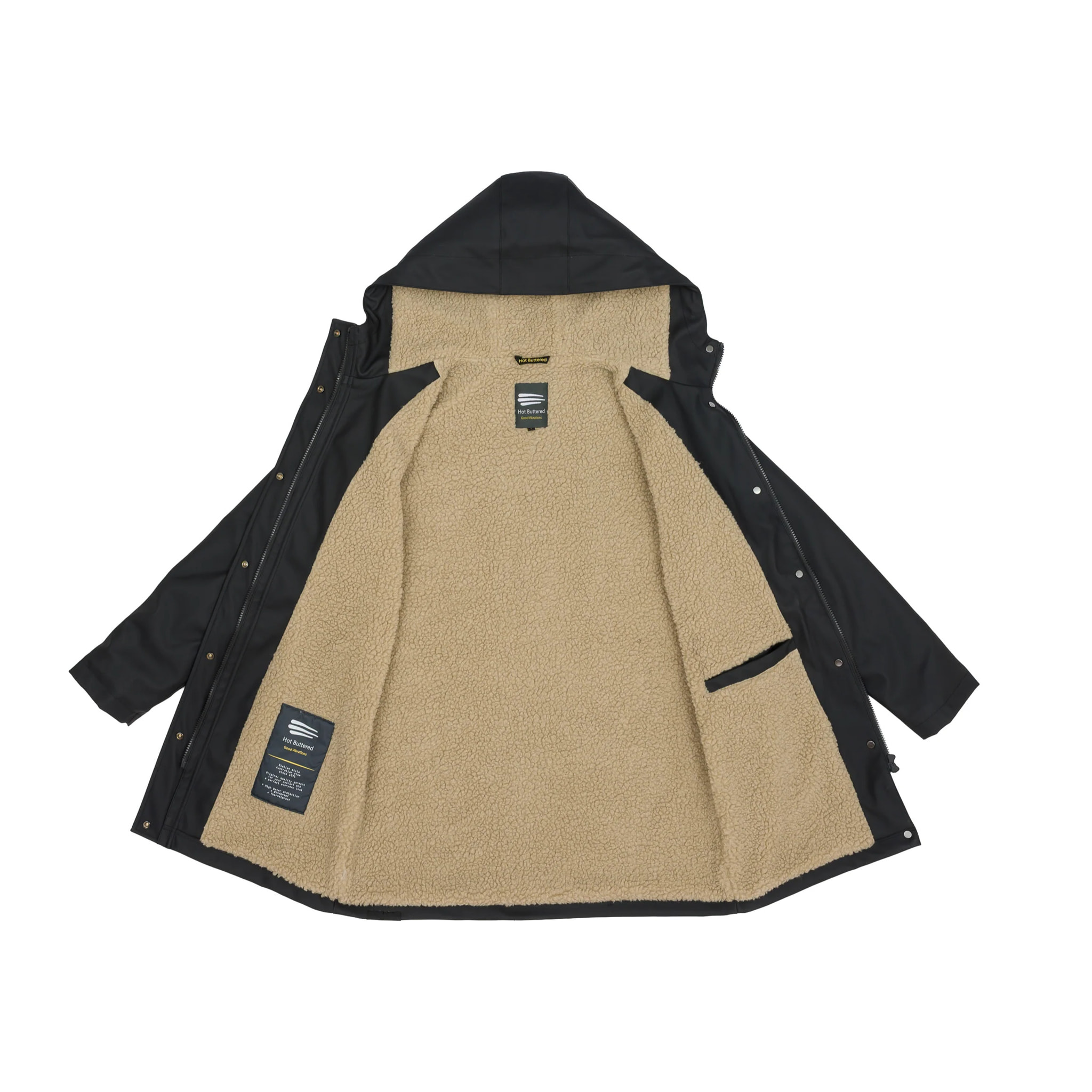 Parka YASMINE acolchada impermeable gris