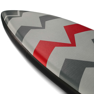 Stand Up Paddle Board Race - Tavola da SUP gonfiabile 315X70X15 cm con pagaia regolabile, cavigliera, gonfiatore, kit riparazione borsa trasporto idonea SUP agonistico. Peso Max 140kg