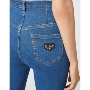 PHILIPP PLEIN Jegging de cintura alta ICONIC PLEIN