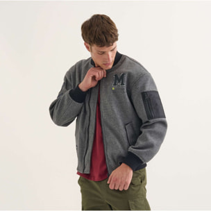 Chaqueta MUNICH Blast streetwear hombre de poliéster plateado