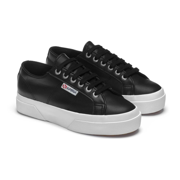 Superga - Scarpe da donna Donna Nero - 2740 PLATFORM NAPPA