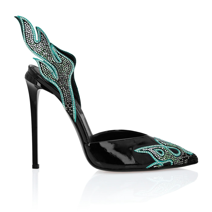PHILIPP PLEIN Slingback shoes FLAME