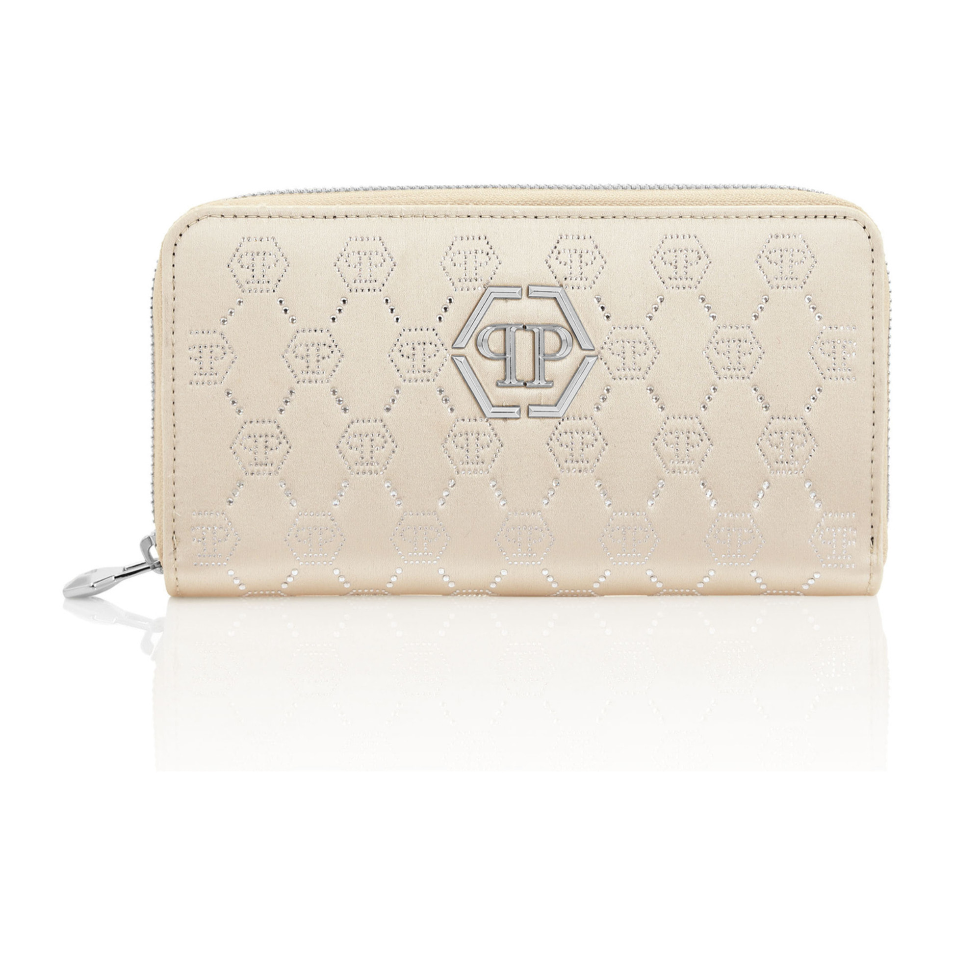 PHILIPP PLEIN Cartera con cremallera perimetral
