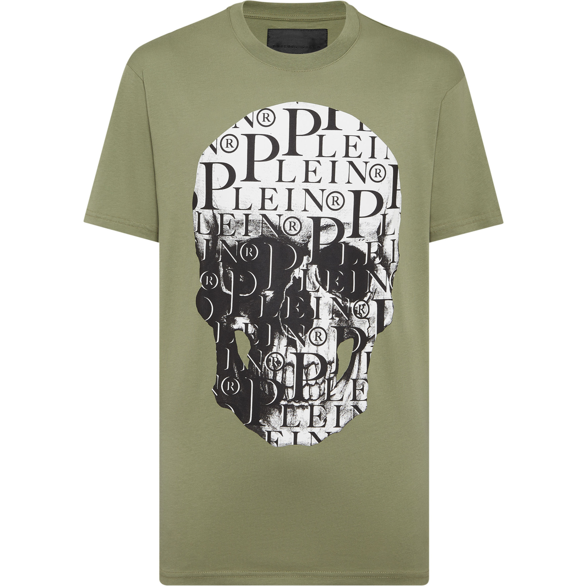 PHILIPP PLEIN Camiseta de cuello redondo y manga corta SKULL