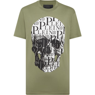 PHILIPP PLEIN Camiseta de cuello redondo y manga corta SKULL