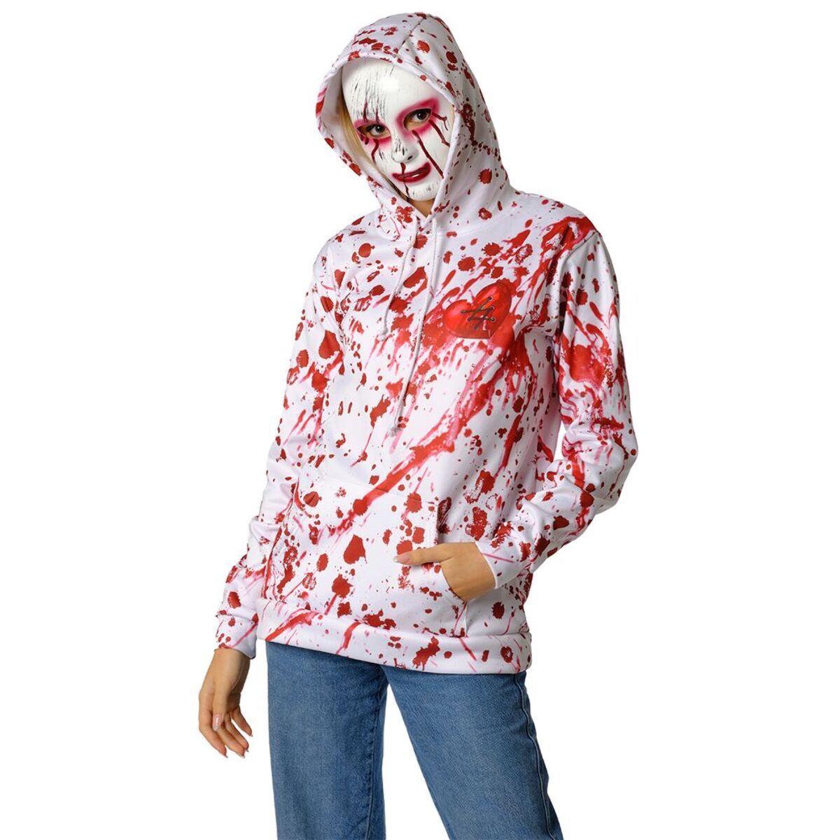 DISFRAZ PSYCHO KILLER AD (SUDADERA + MÁSCARA)