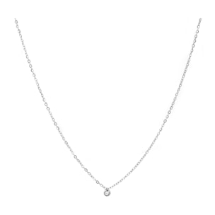 Collar Zelis acabado plata