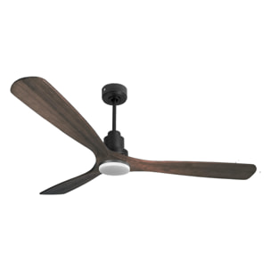 Ventilateur de plafond Réversible  Thermostat Dimmable Wifi Moteur à courant continu Toits en pente Télécommande Lumière à trois tons Mémoire