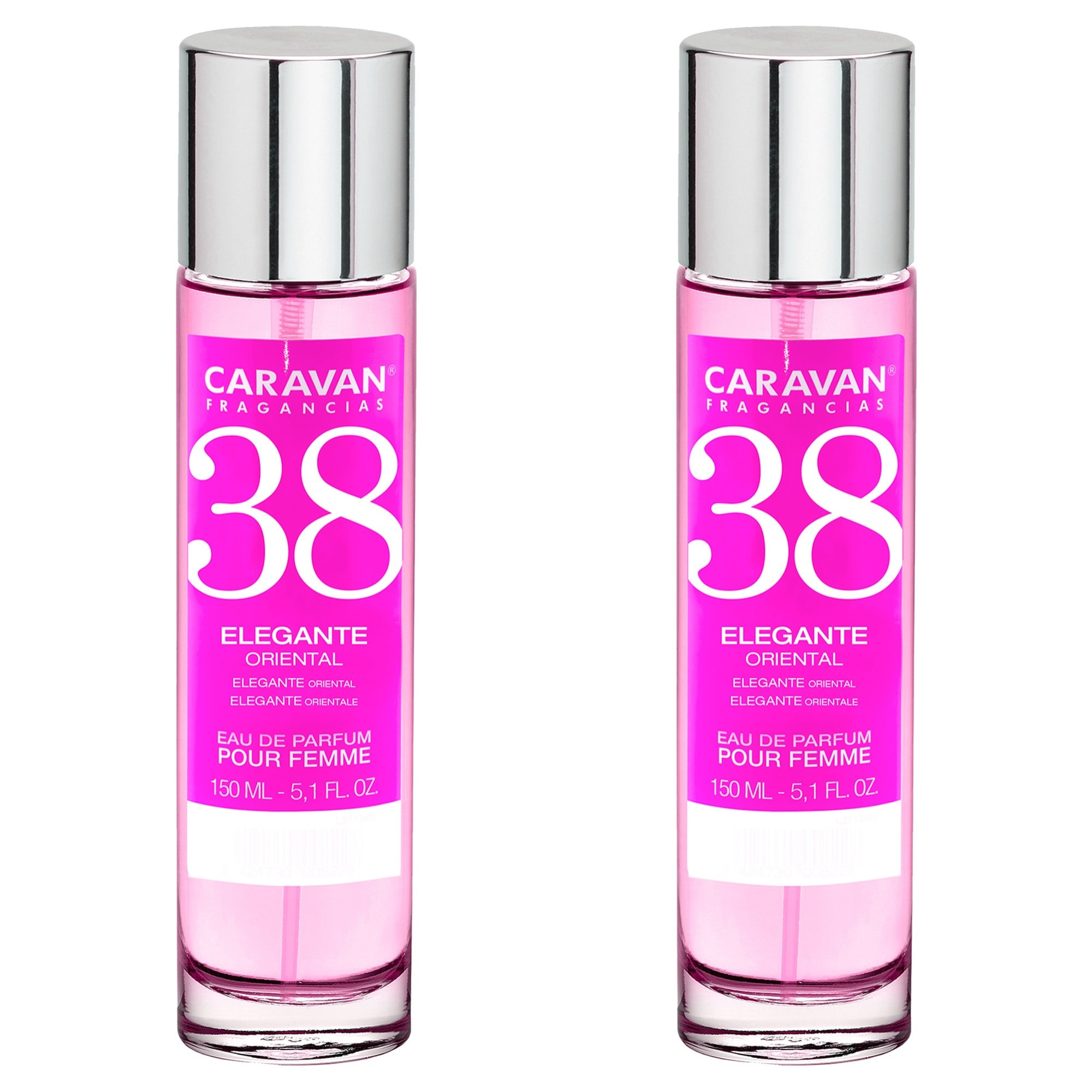 Caravan fragancias set de 2 frascos perfume de mujer nº38, de 150 ml