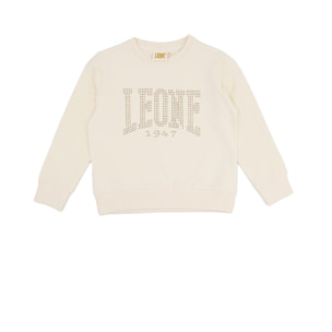 Felpa Leone bambina a girocollo Chic Girl