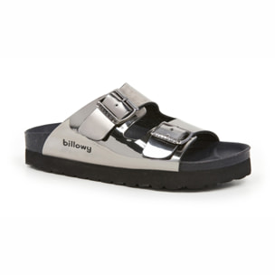 SANDALO CON ZEPPA BILLOWY GRIGIO