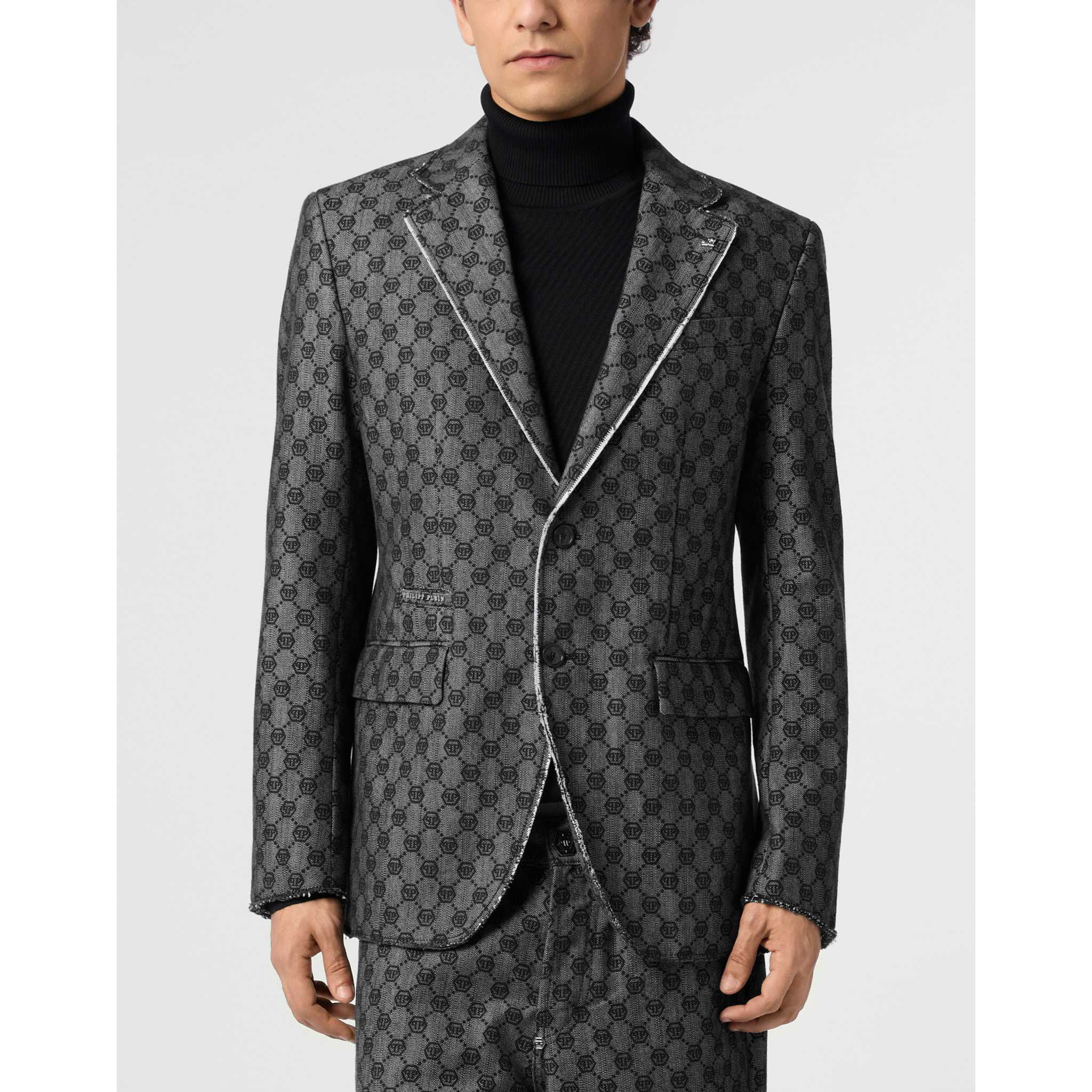 PHILIPP PLEIN Miami Vice Fit Blazer Jacquard Monogram