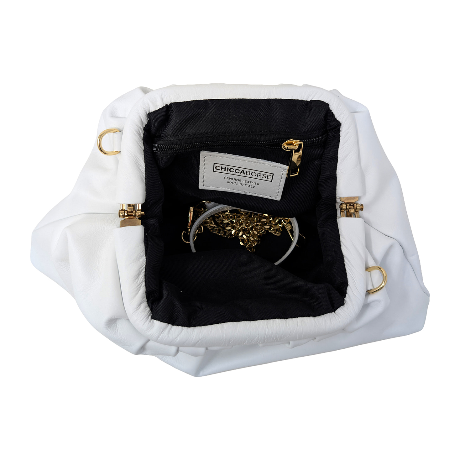 Borsa Clutch in Vera Pelle Made in Italy