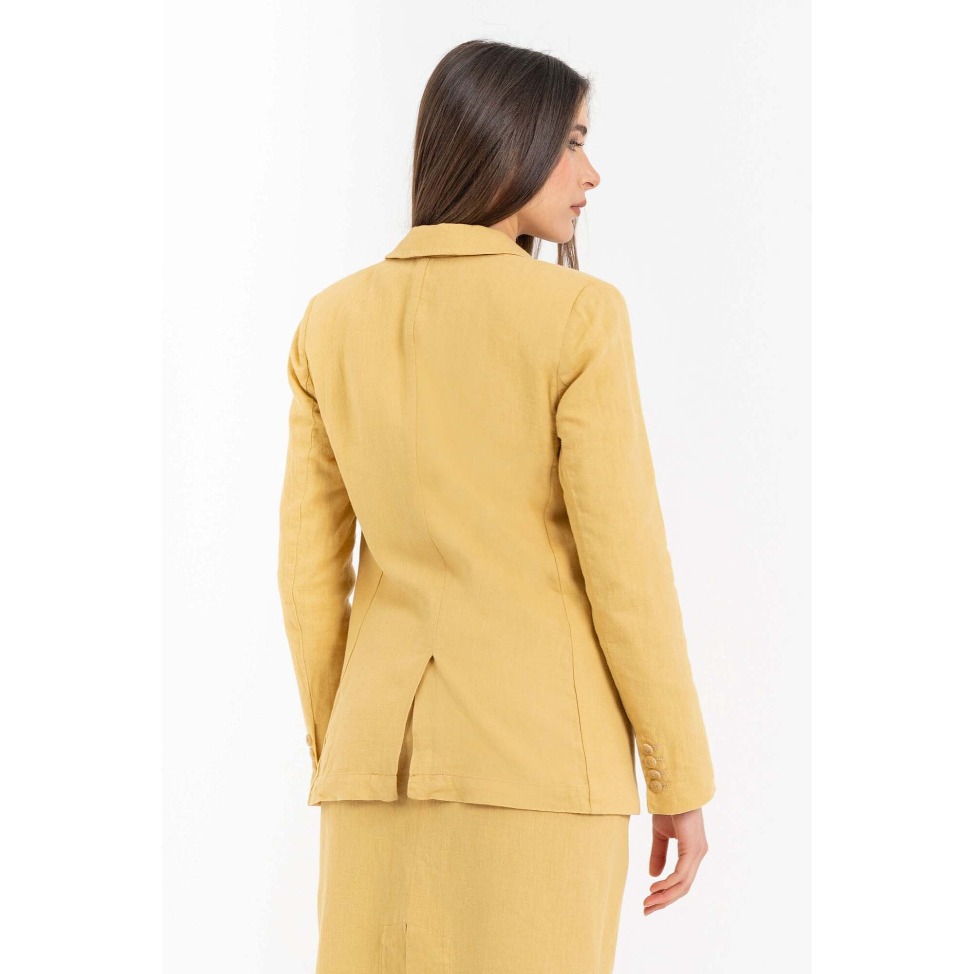 Kocca - Giacca monopetto da donna in lino e cotone Donna