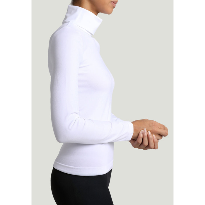 Top a maniche lunghe a collo alto Turtleneck Top Long Sleeves