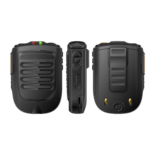 DAM Walkie Talkie Bluetooth BM001 compatible con IOS. Bluetooth 4.2+EDR. Botón SOS. 9x3x6,5 Cm. Color: Negro