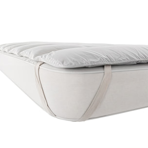 TOPPER ELEGANT TRAPUNTATO CON ELASTICI