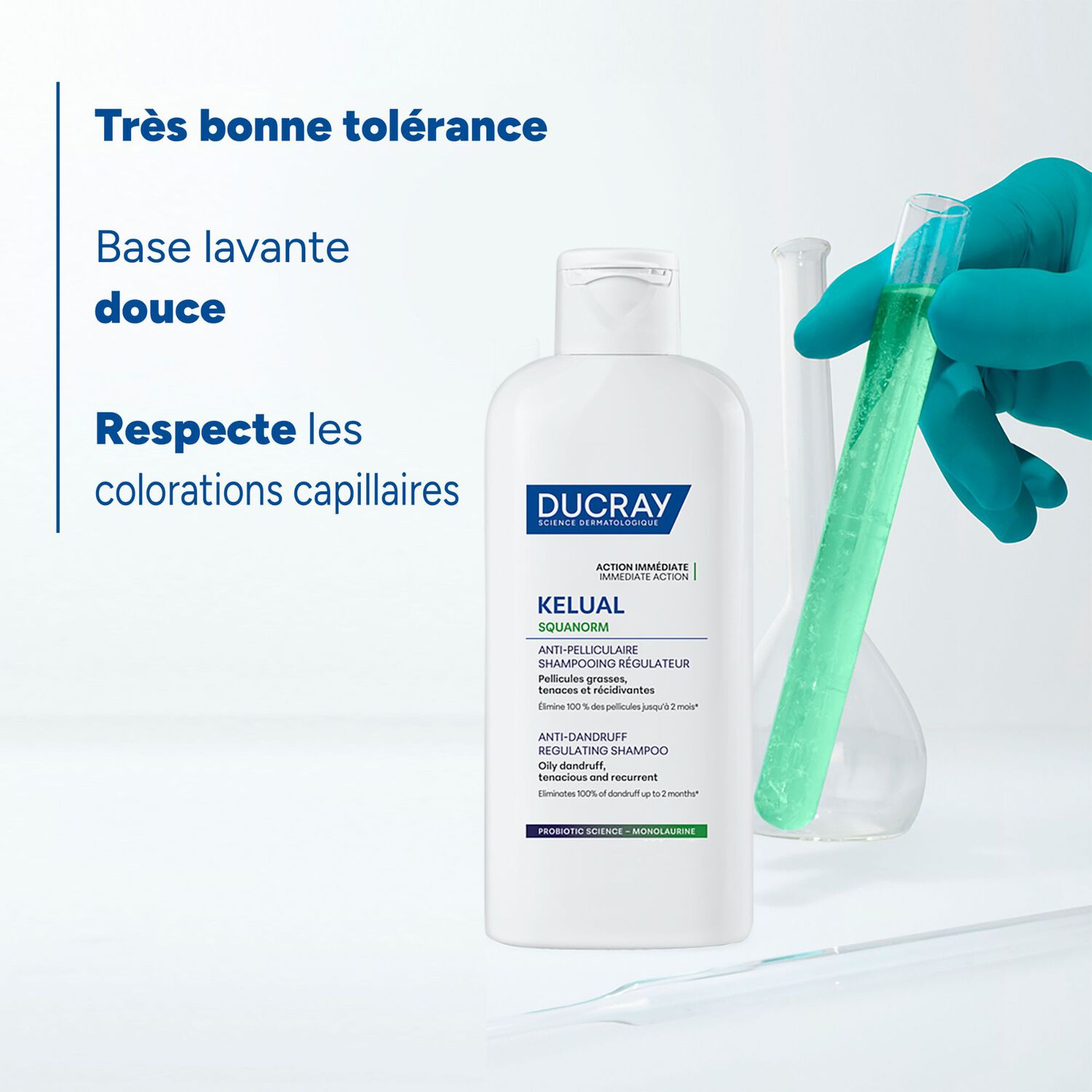 Ducray Shampooing Régulateur Anti-Pelliculaire Kelual Squanorm - Anti-Pelliculaire Shampooing Régulateur