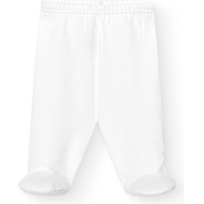 Polaina bebé algodón con pies invierno