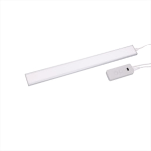 Forlight Sistema Lineal LED Eficiente 400mm Aluminio Opal, Iluminación Moderna para Hogar, Tecnología LED 4000K, Diseño Duradero en Aluminio y Policarbonato