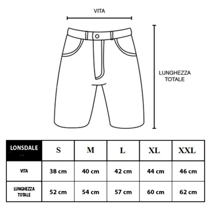 Pantaloncino Bermuda Uomo LONSDALE Cotone
