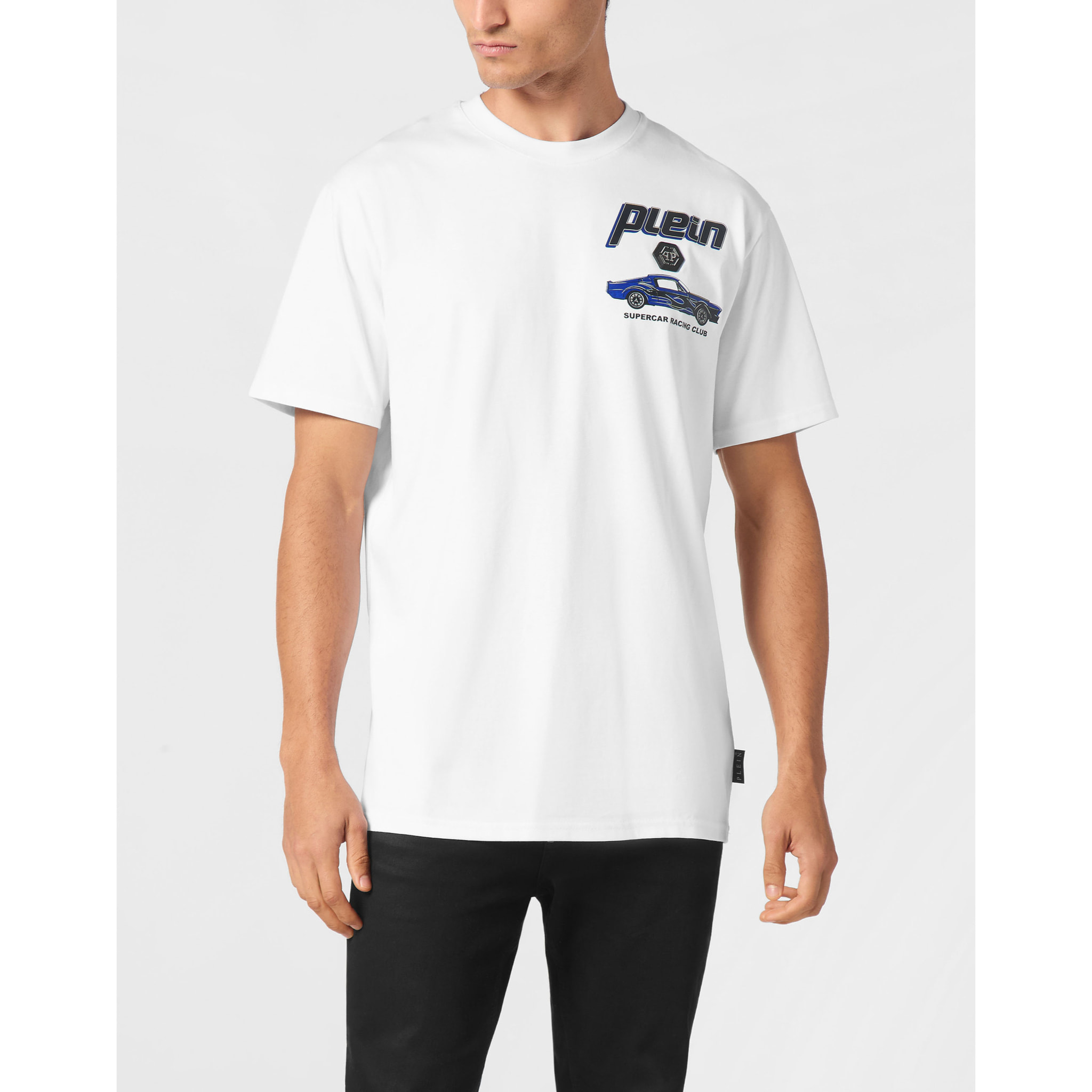 PHILIPP PLEIN T-Shirt Round Neck RACING