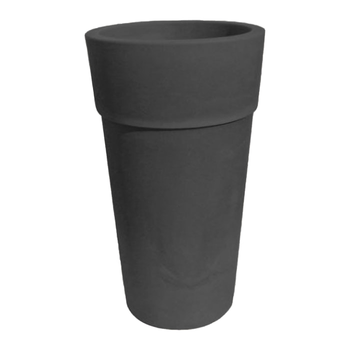 Cono Sensation - vaso a cono da Ø40x70H cm. Capienza 18L. Colore antracite