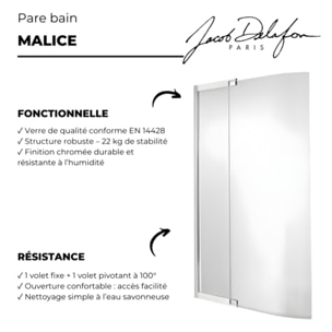 Pare bain pour baignoire Malice