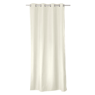Rideau thermique en microfibre doublée - Ecru