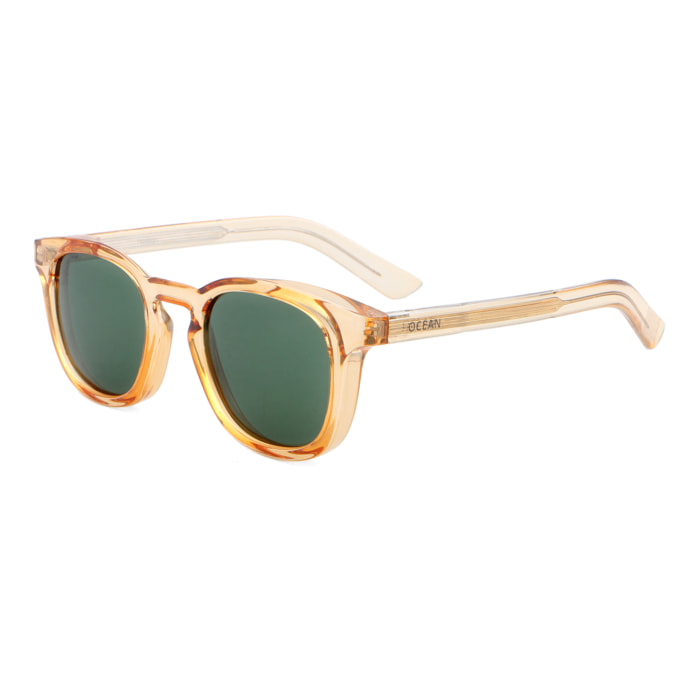 Gafas de sol OCEAN CASSIS - Champagne transparente brillante / Verde