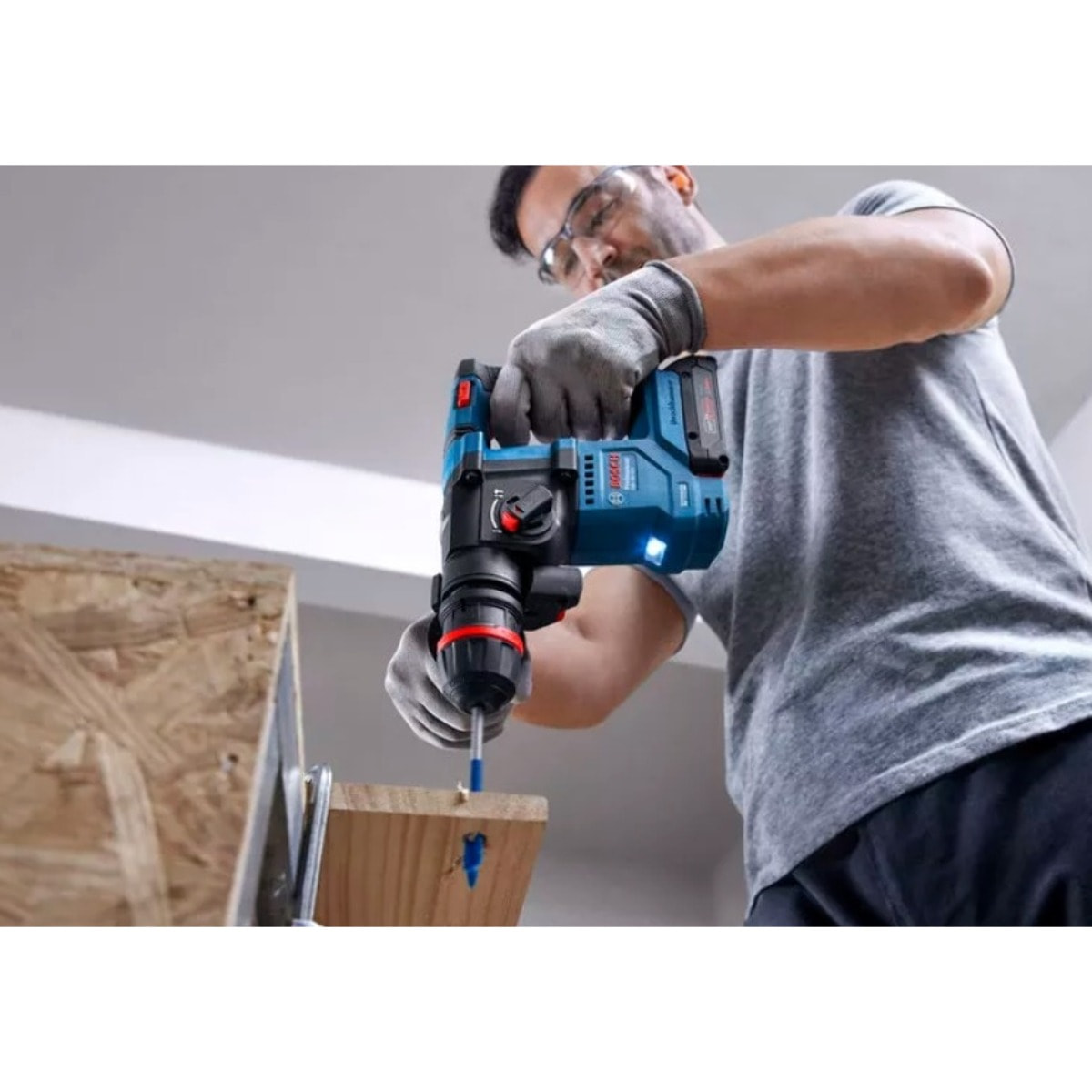 Perforateur GBH 18V-18 X Professional mandrin OneChuck avec KickBack Control, sans batterie, ni chargeur - Livré dans L-Boxx 136 - BOSCH - 0611927102