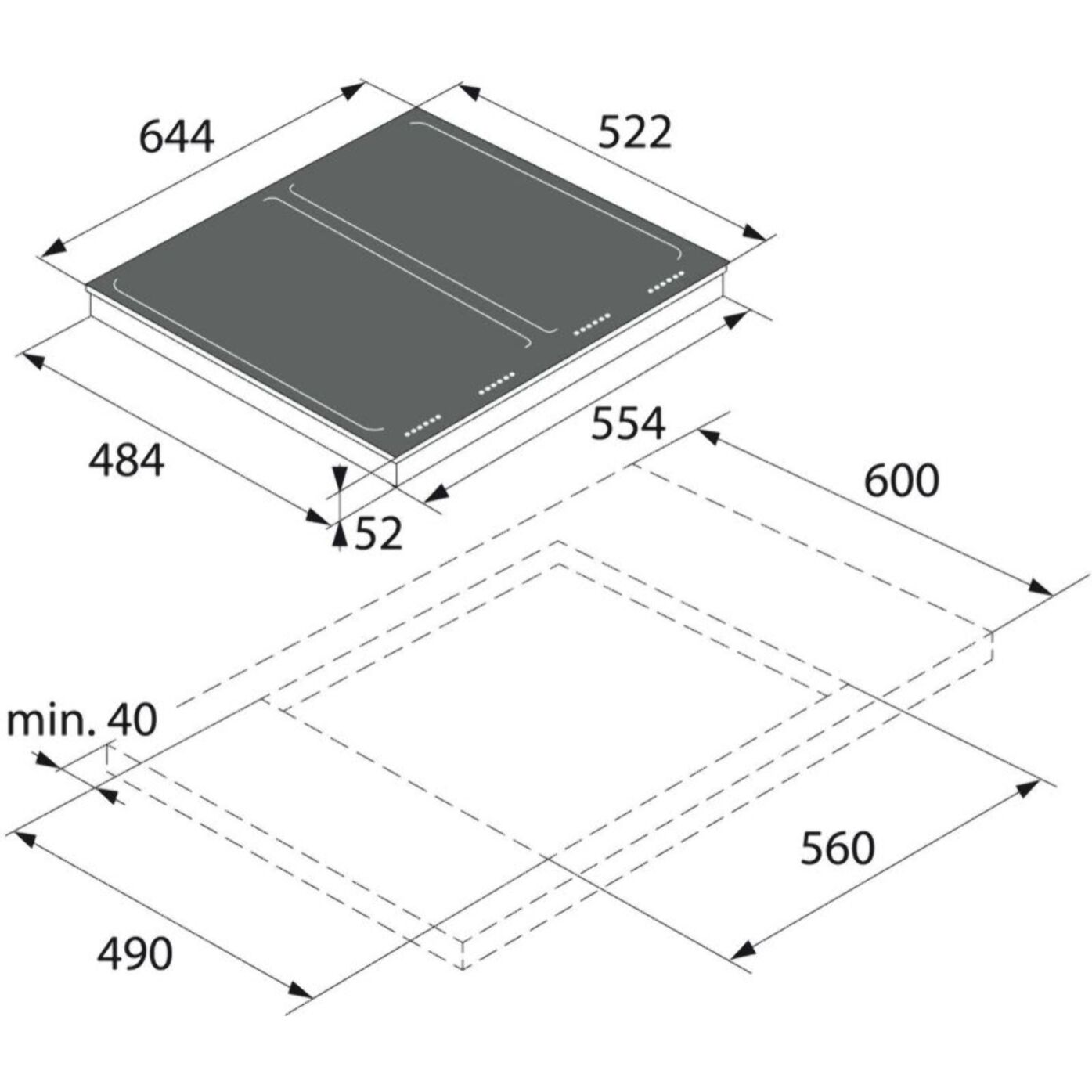 Plaque induction ASKO HI1655M