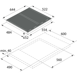 Plaque induction ASKO HI1655M