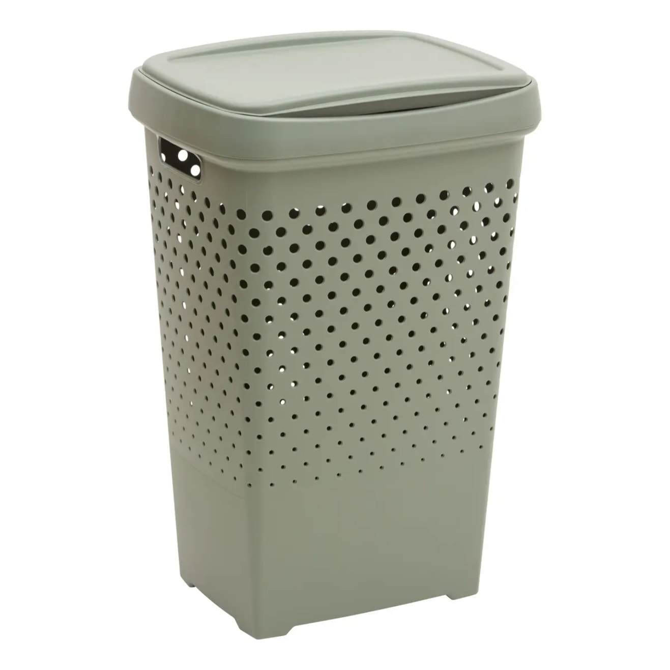 Coffre à linge Tila 70L H.65cm vert laurier