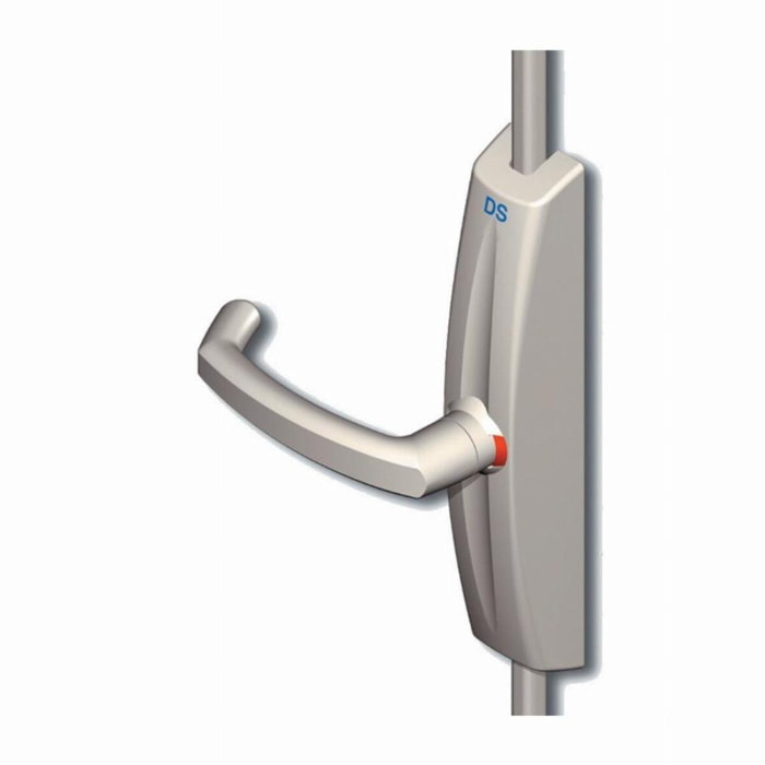 Crémone pompier Dualis LA CROISEE DS Gris alu RAL9006 B3 - DS7211-007