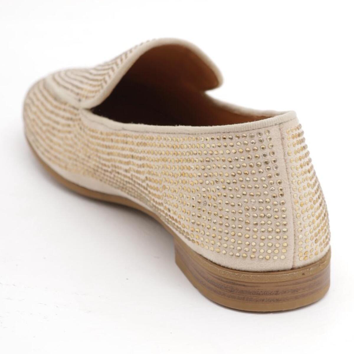 MOCASSINO STRASS CHOCOLA' BEIGE