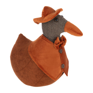 J-Line cale-porte Canard Nageant - polyester - rouille