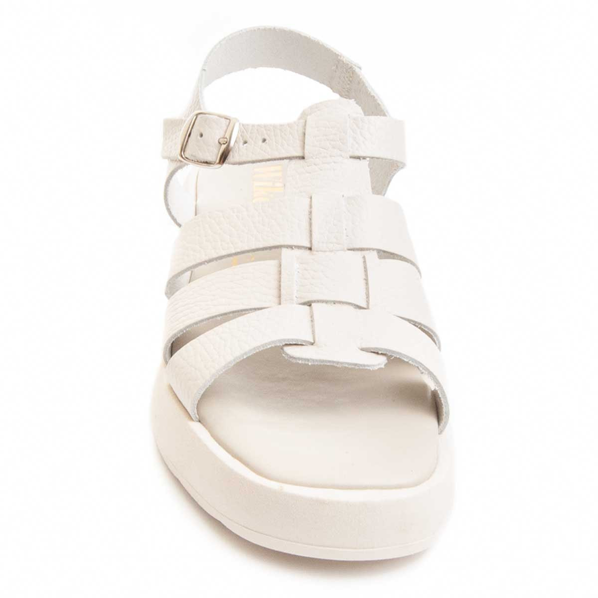 Sandalias de Plataforma - Blanco - Altura: 3 cm