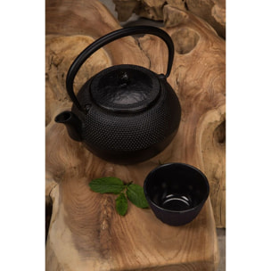 Théière en fonte noire 1,2L TRESOR D'ASIE