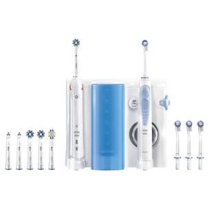 Oral-B - Smart Oxyjet/5000 - Blanche - Combiné dentaire et Brosse à dents électrique