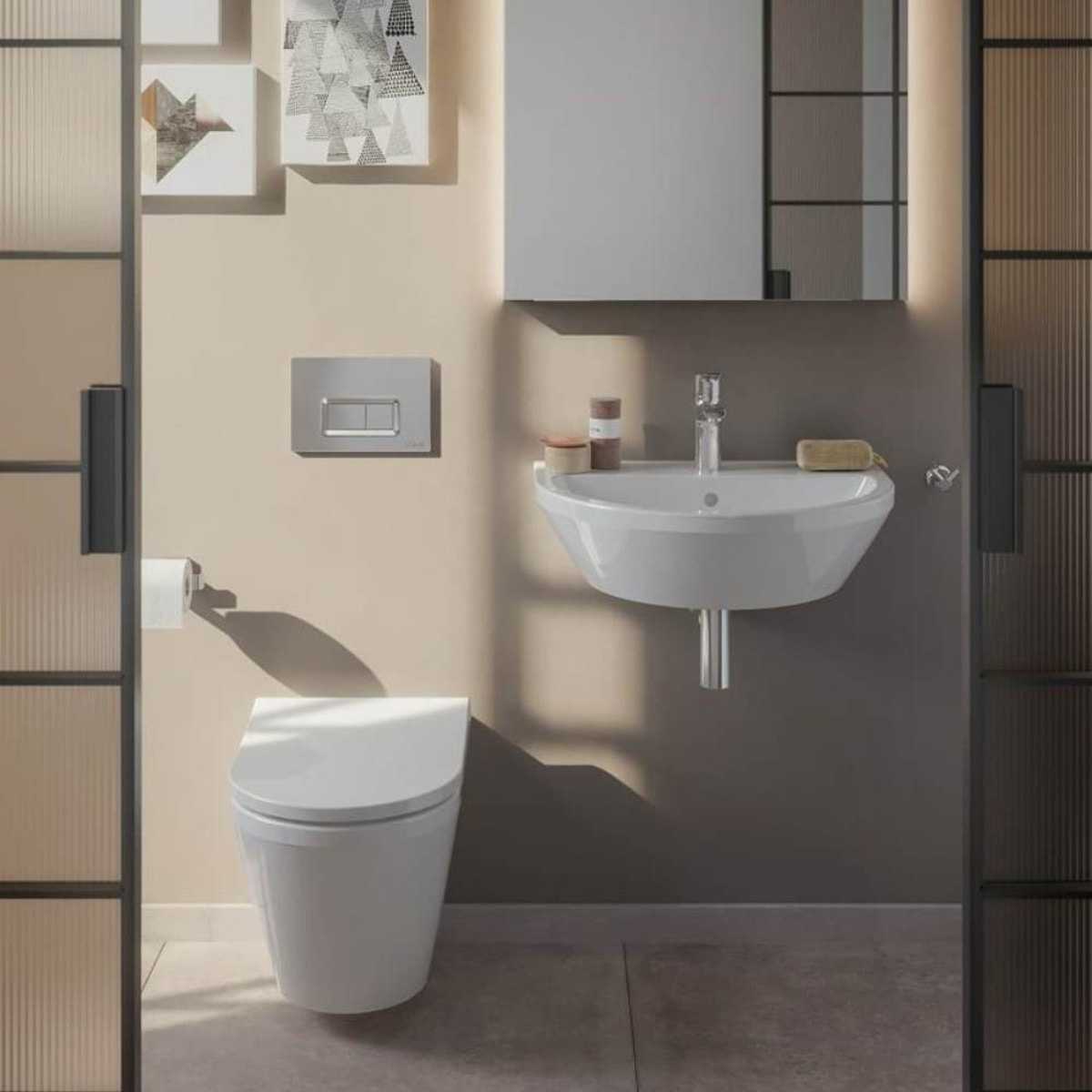 Integra WC sans bride + Abattant avec frein de chute en Duroplast (7041-003-6285)