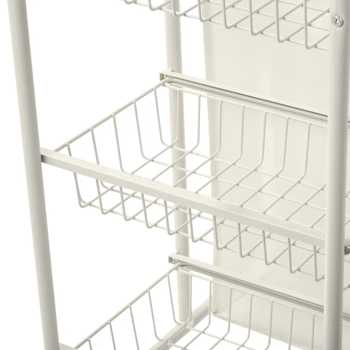 Panier à linge 2 compartiments de 45L Linea blanc