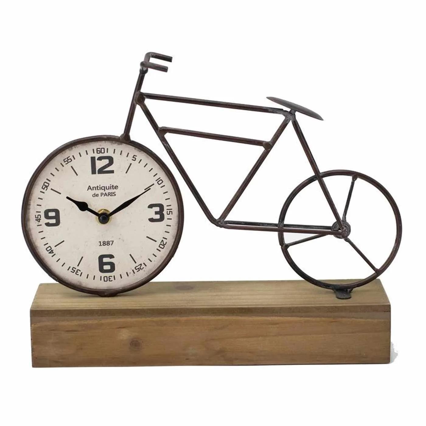 Reloj de mesa bicicleta baster metal