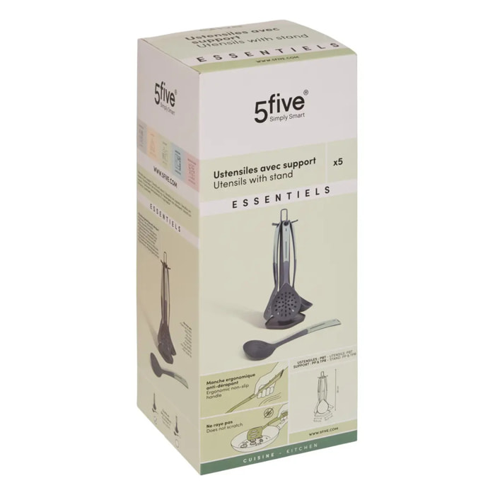 5 ustensiles de cuisine Essentiels sur support