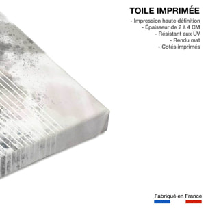 Tableau moderne Melva Stripes Toile imprimée