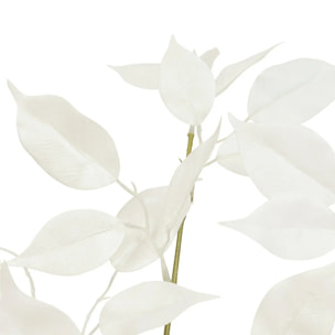 Branche Ficus blanc 93cm